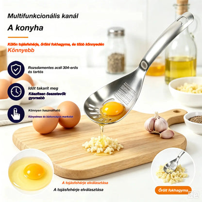 🔥50% kedvezmény🔥🥄304 rozsdamentes acél multifunkciós kanál és szűrő