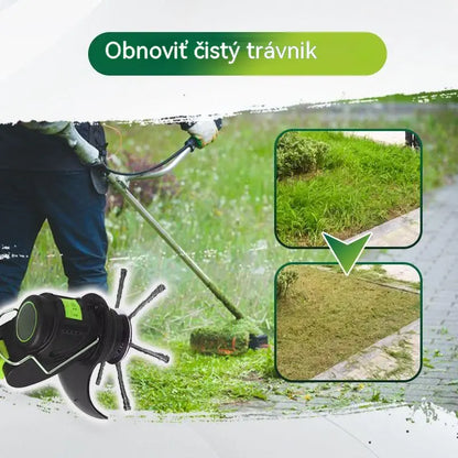 🔥🌿2 kusy🔥 Vymeniteľná kosačka na kosačku/krovinorez - Oceľová kosačka na kosenie trávy 🌿✂️⚙️