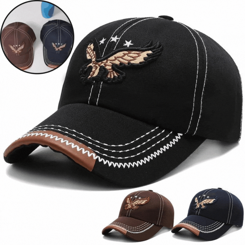 🔥 Špeciálna časovo obmedzená ponuka🧢Baseballová šiltovka s výšivkou a perím, unisex, na každú sezónu.