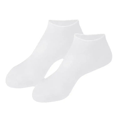 🔥¡Oferta 1+2! 👣 Mascarilla hidratante para pies, calcetines exfoliantes de silicona y calcetines protectores para la playa (3 pares)