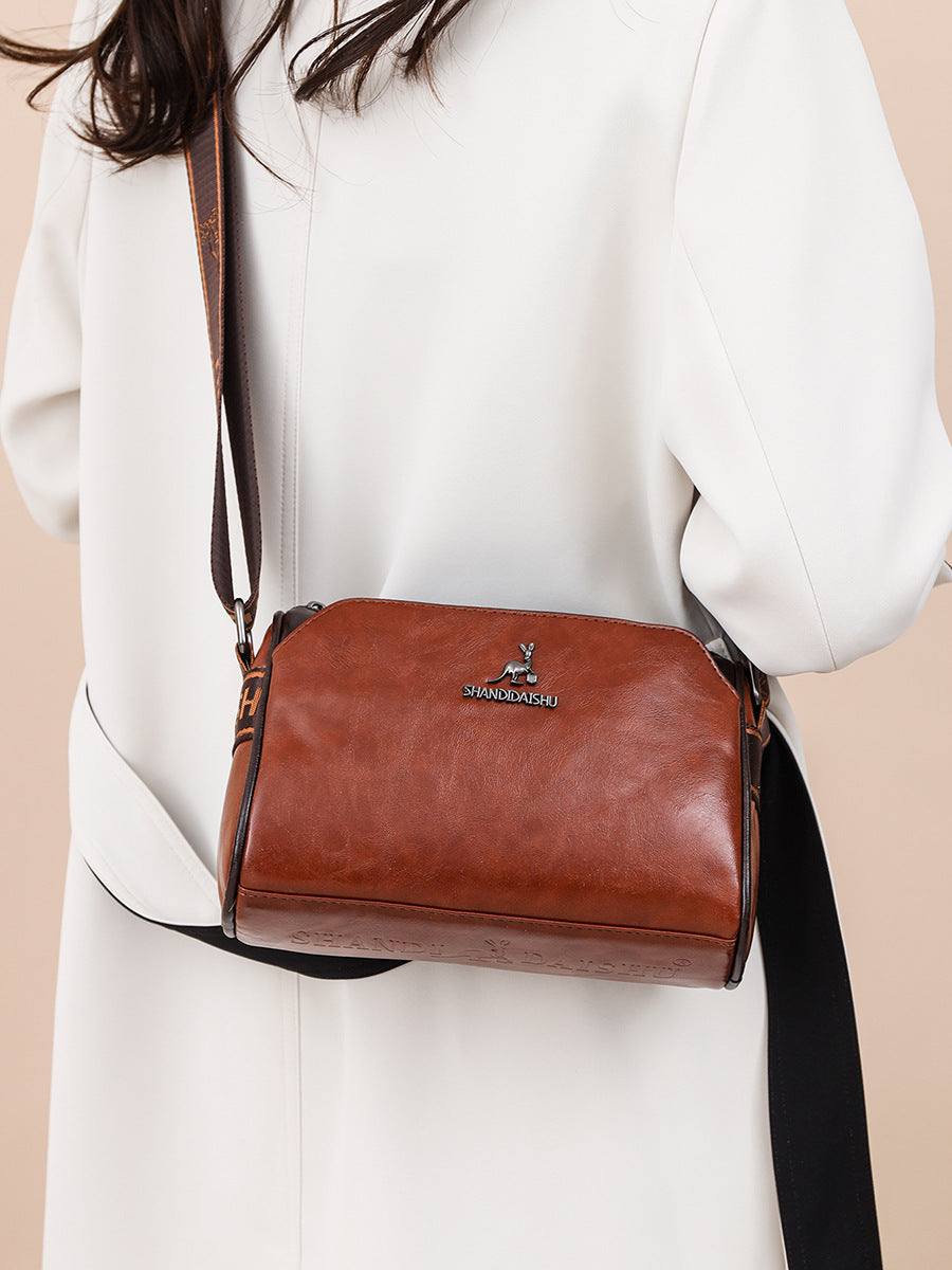 🔥【45% OFF】👜Bolso de cuero suave de gran capacidad, bolso de hombro para mujer