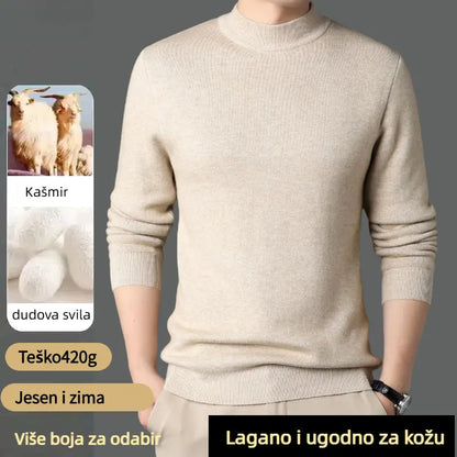 🔥【45% OFF】【M-4XL】Muška košulja s kašmirskim ovratnikom✅ Mekana i ugodna za kožu✅ Moderna i lako se kombinira
