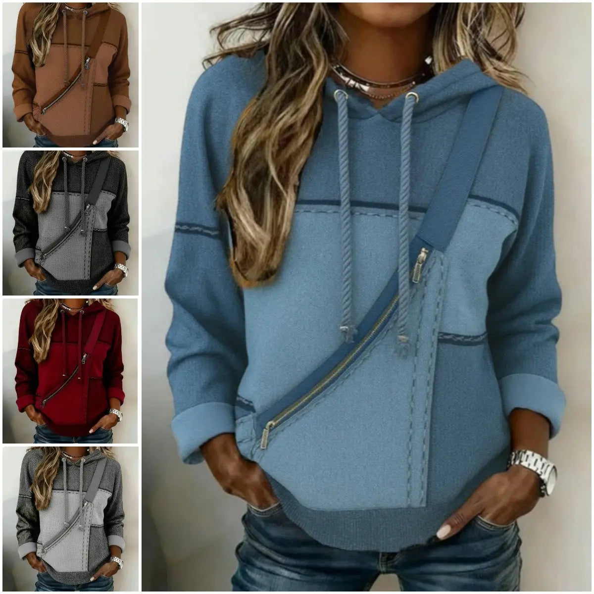 🎀🎀【S-5XL】Dámská mikina s kapucí a dlouhým rukávem s potiskem