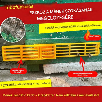 🔥1 készlet 10🔥Méhleválasztó, méhszökésgátló lap, többfunkciós automata méhgyűjtő keret