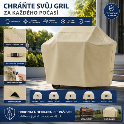 💦 Vysoce voděodolný kryt na BBQ gril – Dokonalá ochrana pro vaše grily! 🔥