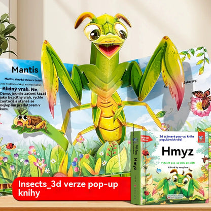 【Kupte 2, získejte 2 zdarma】4 kusy 🎁🎁 3D vyskakovací kniha se zvířaty