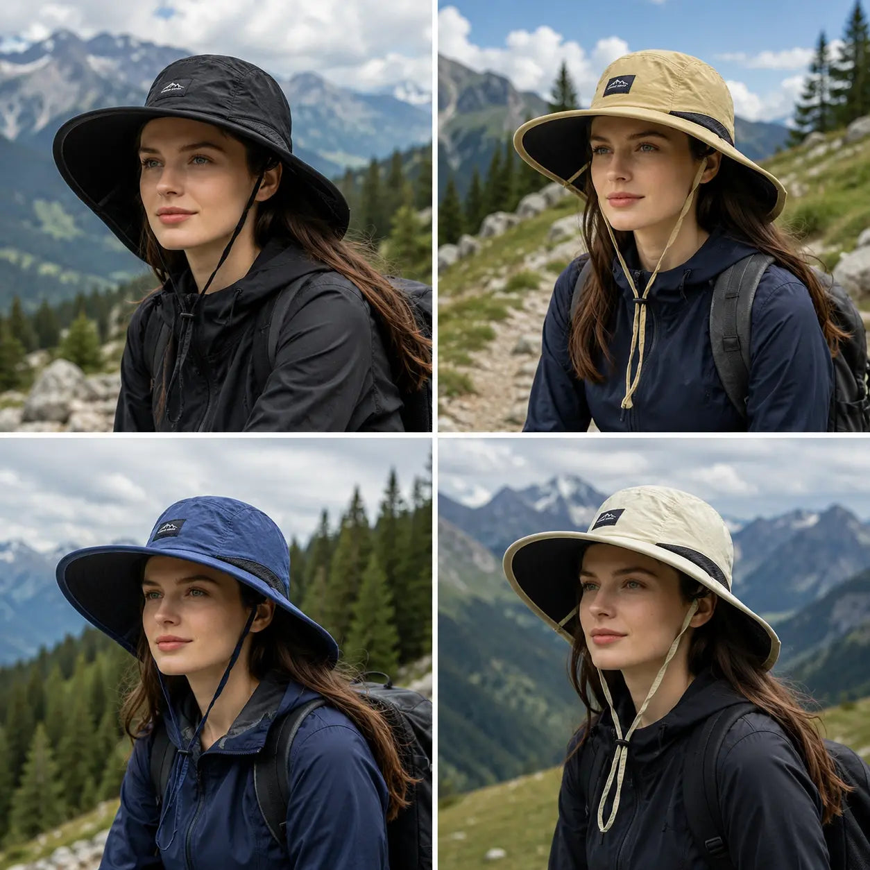 🔥✨【Vásárolj 1-et, kapsz 2-t ingyen (2 darab)】🧢Unisex összecsukható vödörkalap napvédelemre