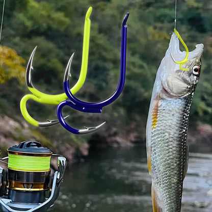 🎣🐟 Dupla éles szöges horog