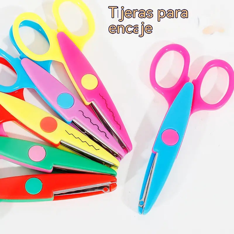 🥰【6-dielna sada】Len za 24 eur✂️🌈Detské bezpečnostné nožnice (na kutilské projekty)
