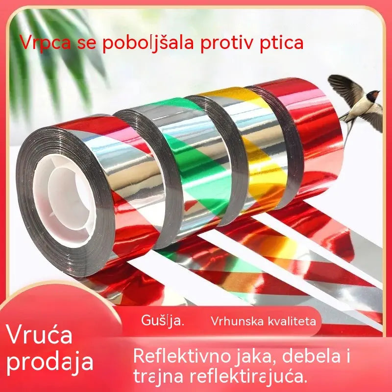 🔥【45% POPUSTA】🐦🐦🐦Šarene trake za odbijanje ptica, trake koje sprječavaju ptice da uđu u voćnjak.