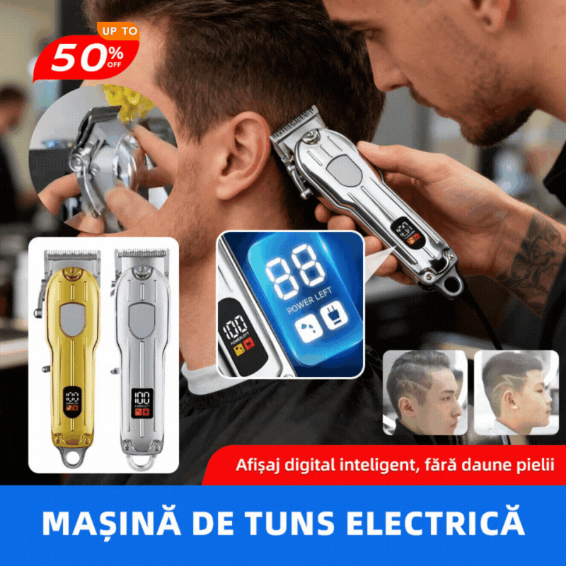 💇‍♂️🐕‍🦺✂️Nový elektrický zastrihávač s inteligentným digitálnym LCD displejom, domáci elektrický zastrihávač, vysokovýkonný zastrihávač pre domáce zvieratá