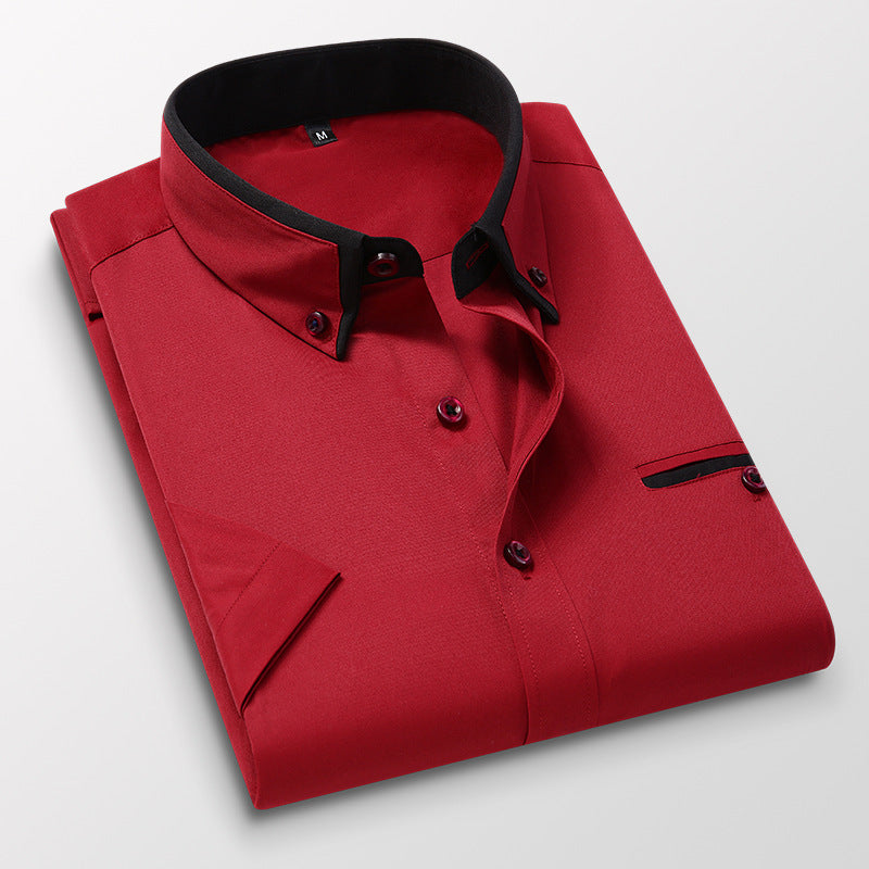 【M-5XL】 Nowa, oddychająca koszula biznesowa męska w stylu casual