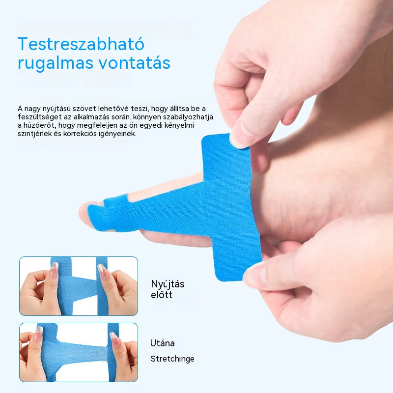 👍Hallux valgus korrekciós tapasz – fájdalomcsillapítás + lábforma korrekció egyben!