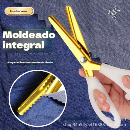 ✂️✨ Kreatív varró- és csipkevágó olló 🧵💖 Precíz és könnyed vágás – segítségével gyerekjáték lesz bármilyen kreatív alkotómunka 🎀🌟