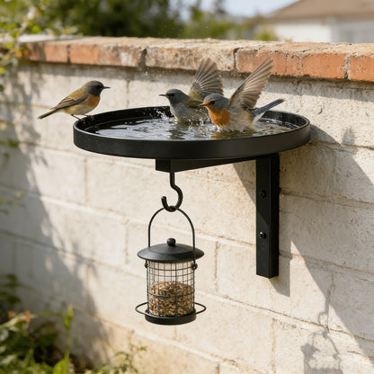🐦💧 50% ZĽAVA! Nástenná kovová napájačka pre vtáky – Odolná voči poveternostným vplyvom ľahko čistiteľná a ideálna pre záhradu balkón a terasu 🌿