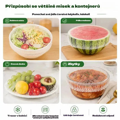 ⏳50% sleva🔥【300 kusů】570Kč🎉Čím více nakoupíte, tím více ušetříte🎁Jednorázové strečové obaly na jídlo, vhodné na misky a talíře