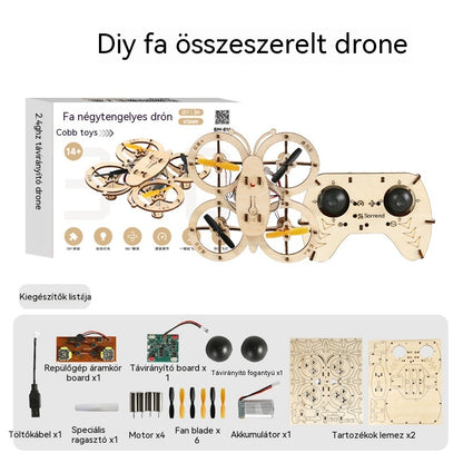 ✈️DIY Fa drónépítő készlet gyerekeknek