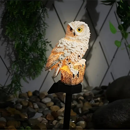 [Vásároljon egyet, kapjon egyet ingyen] 🦉 Dekoratív napelemes bagolyfény – Vigyen meleg fényt kertjébe