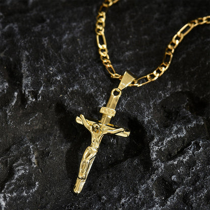 📿💎Κολιέ με σταυρό σε πωλήσεις, κατάλληλο για κοσμήματα χιαστί, αξεσουάρ, εξειδικευμένα ανδρικά κοσμήματα υψηλής ποιότητας.