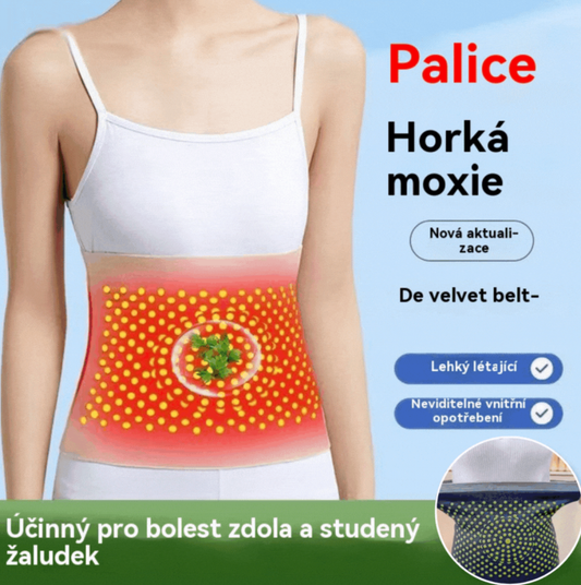 😍Nejnižší cena po omezenou dobu🔥Hrejivý vyhrievací pás s palinou, zahrieva brucho a zmierňuje nepohodlie