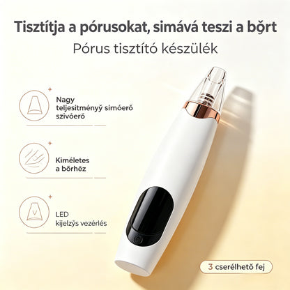 ✨ Elektromos hordozható pórustisztító: Mélyen tisztítja a pórusokat, eltávolítja a mitesszereket és a fehér mitesszereket, így a bőr bármikor tiszta és ragyogó marad.✅