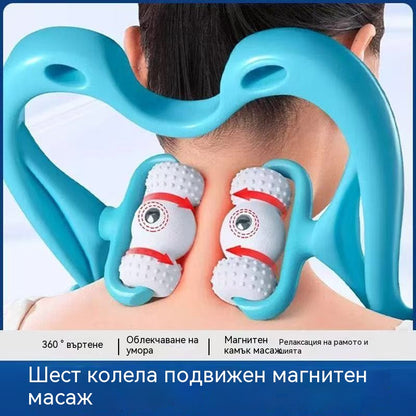 Ръчна щипка за масаж на шийния отдел на гръбначния стълб за облекчаване на болката
