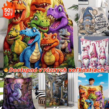 ⚡Výpredaj na konci roka🔥Flanelová látka s umeleckou potlačou (70 cm x 100 cm)