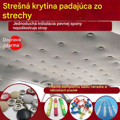 🔥🚗Plátno strechy auta padá, pracka na opravu klincov Úprava a renovácia interiéru auta bez demontáže (sada montážneho náradia + skrutkovač + uterák v cene)