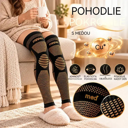 🦵 Dlhá elastická nylonová kolenná ortéza | Kompresné vyhotovenie, hrejivosť a flexibilita na šport aj každodenné používanie