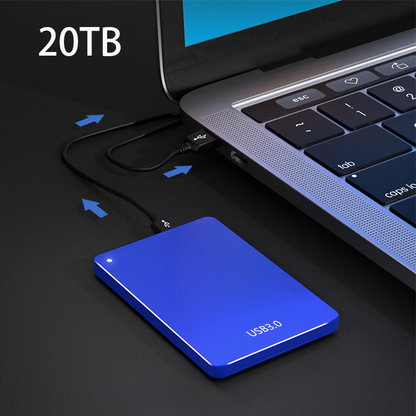 🔥🔥【Последен ден с 50% отстъпка】Преносим твърд диск 20TB ✅️Плащане при доставка