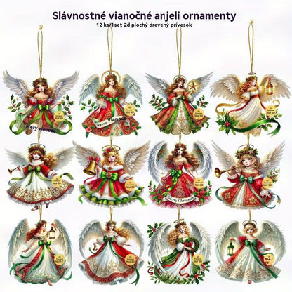 🎄🎁【Korlátozott ideig érvényes ajánlat - 50% kedvezmény】👼 Fa angyal karácsonyi dísz