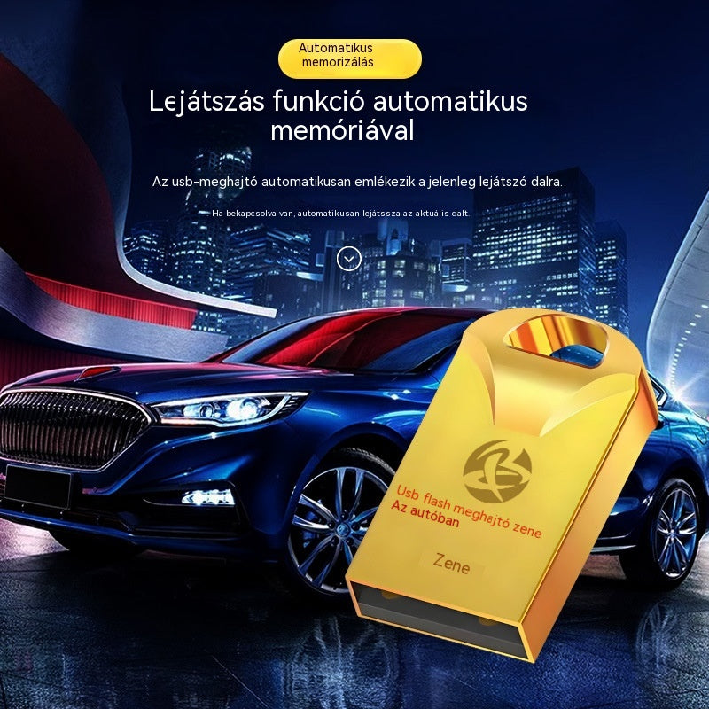🔥🔥【32 GB】Kiváló minőségű univerzális USB flash meghajtó autós zenéhez【2500 népszerű dal + 100 videó】