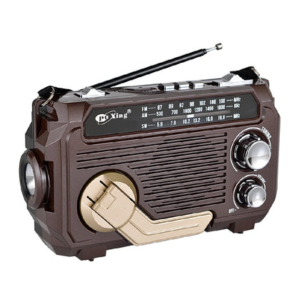 【45% OFF】Radio de emergencia portátil con carga manual y luz LED