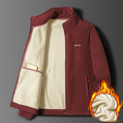 【30% OFF】【M-5XL】 Új őszi és téli férfi őszi és téli vastagított sherpa kabát