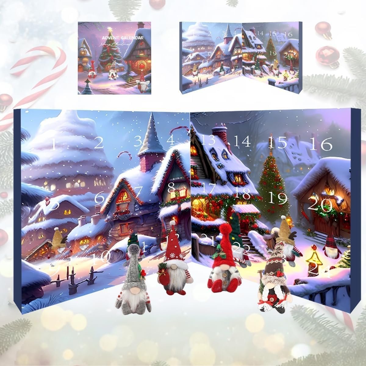 【🎄🎄Nízka cena na obmedzený čas】🎃🎅Adventný kalendár 2025 s elfmi