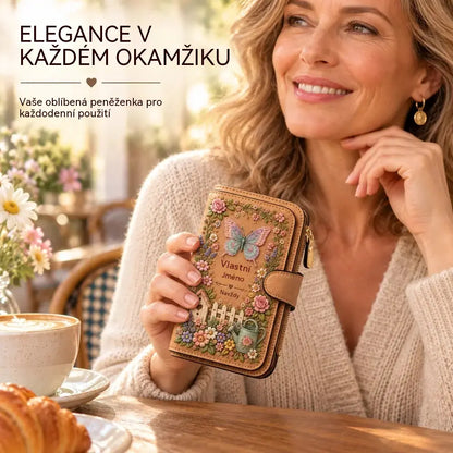 💰💰Személyre szabott pénztárca kerti motívummal