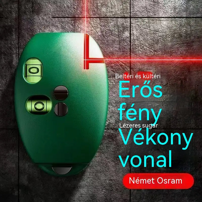 🔴 2 az 1-ben derékszögű lézeres szintező – Gyors, pontos igazítás csapózsinór nélkül