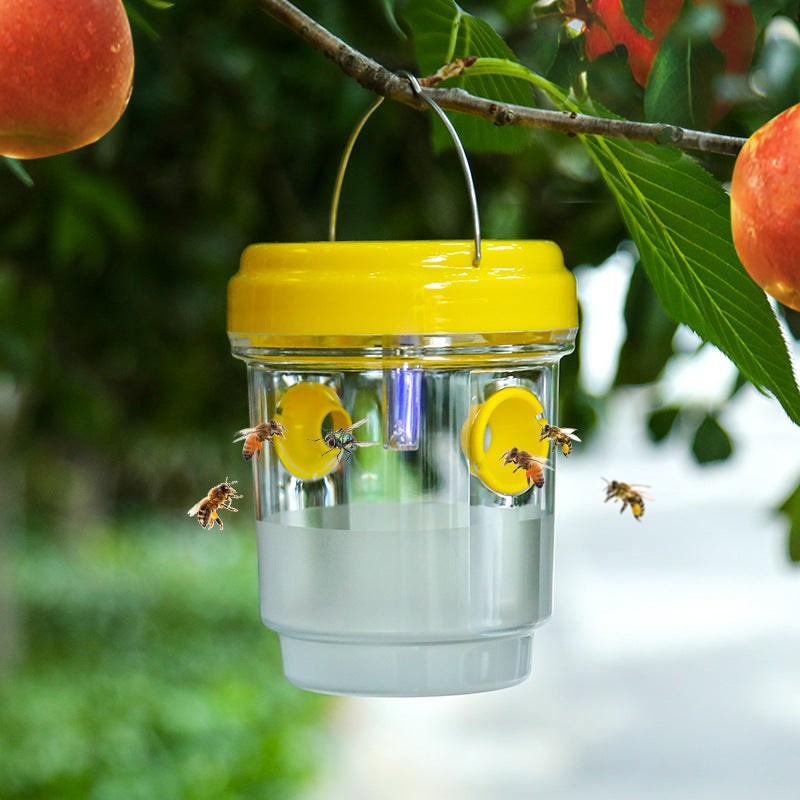 🐝☀️ Соларен капан за оси за тераса и градина 🔋🌿 – ефективен, презареждаем и устойчив на атмосферни влияния – без химикали, за до 500 кв. м – спестете сега!