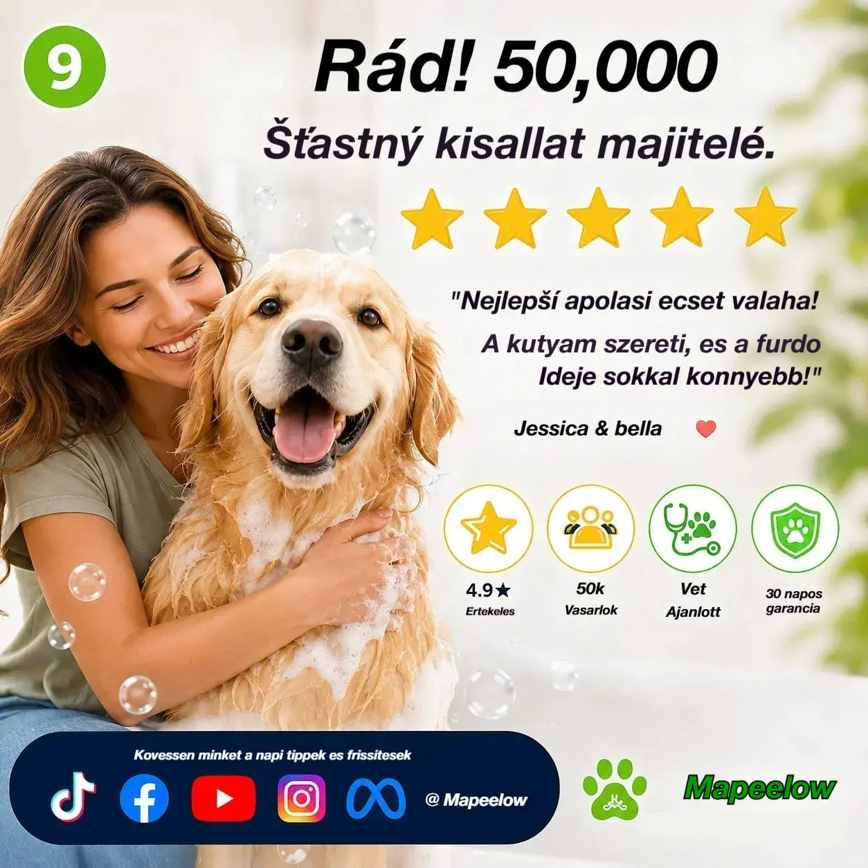 🚿🐕【2 kusy 600 Kč】 Kartáč na koupání domácích mazlíčků s dlouhou rukojetí a dávkovačem šamponu