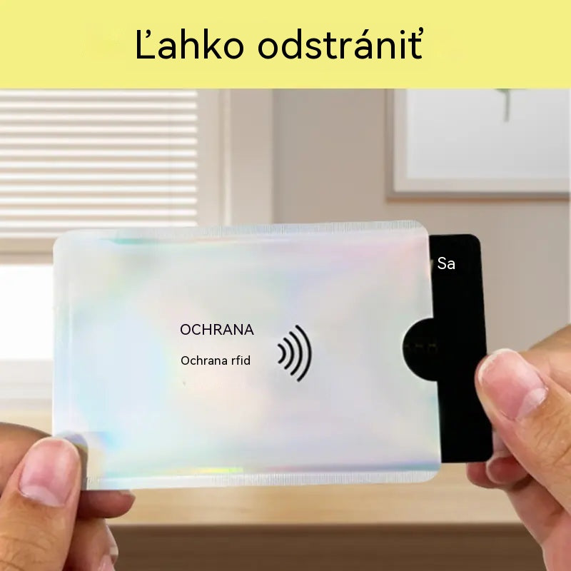 Balenie 8 kusov za 17 € 🔒 8 RFID obalov na karty s ochranou proti krádeži – Chráňte svoje bankové karty a identifikačné karty