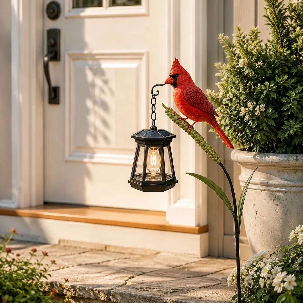 🐦 Solárne svetlo Cardinal – krásne záhradné svetlo, ktoré je plné života
