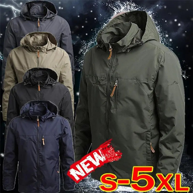 🔥【M-5XL】Ležérna jesenná/zimná bunda s kapucňou, voľný strih, dostupné všetky veľkosti