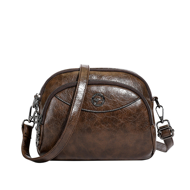 👜【Prémiový materiál z pravé kůže】Elegantní dámská kabelka přes rameno