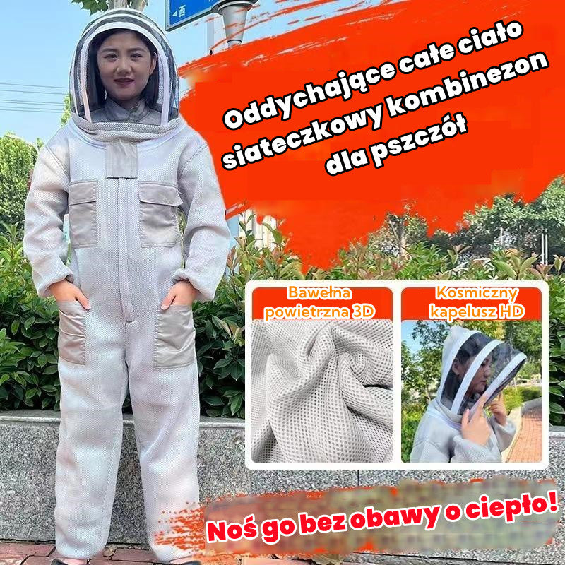 Jednoczęściowy kombinezon 3D z bawełnianej siatki