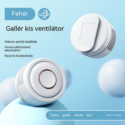 💨 Új hordozható mini kültéri ventilátor: Könnyű, mindössze 80 g, tehermentes utazáshoz, kényelmes viselet egész nap🛡️
