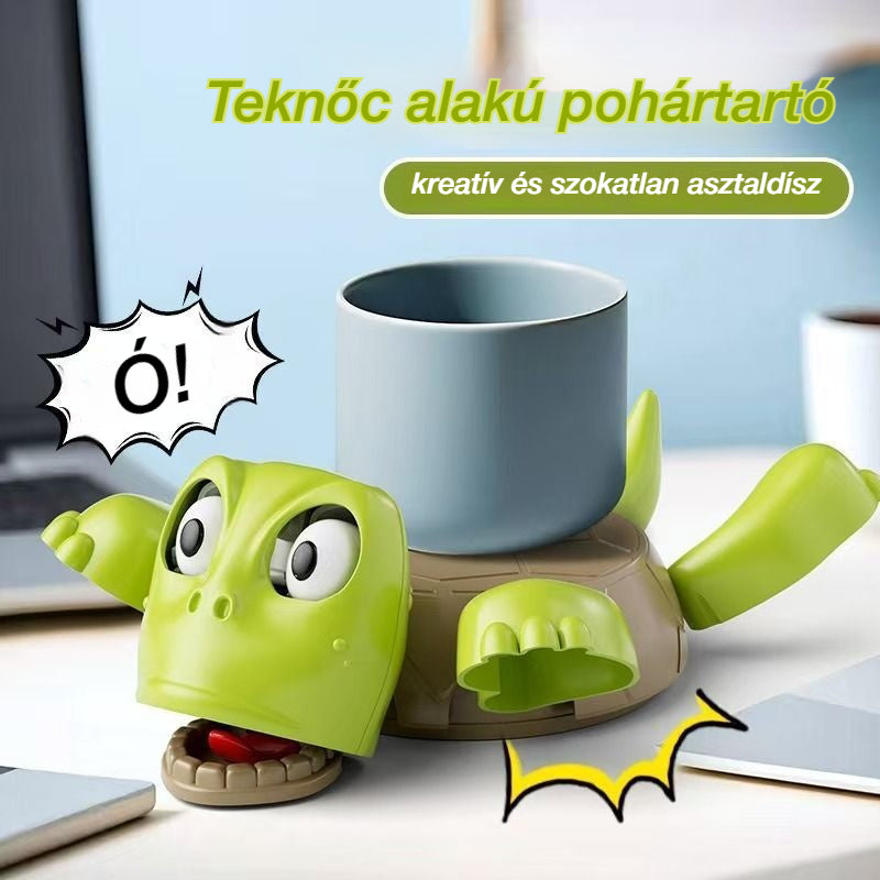 🐢☕Teknőc alakú pohártartó - kreatív és szokatlan asztaldísz🐢