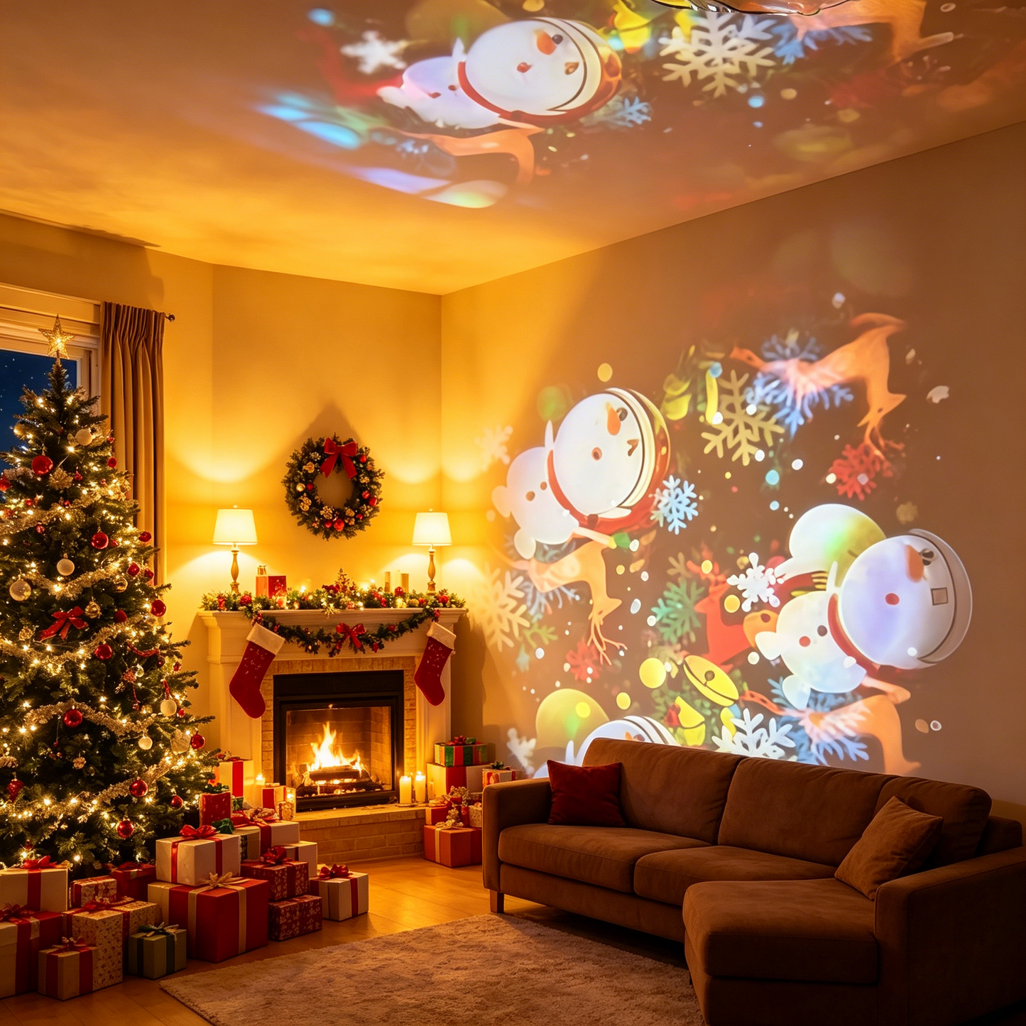 💖🌙2026 Dinamikusan Forgó LED Projektorlámpa! ☁️🔥✨