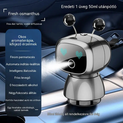 🚗【Hivatalos tanúsítvány】✅2026 Új autóillatosító dísz, Az autóval együtt indul és áll le, Intelligens szagsemlegesítés
