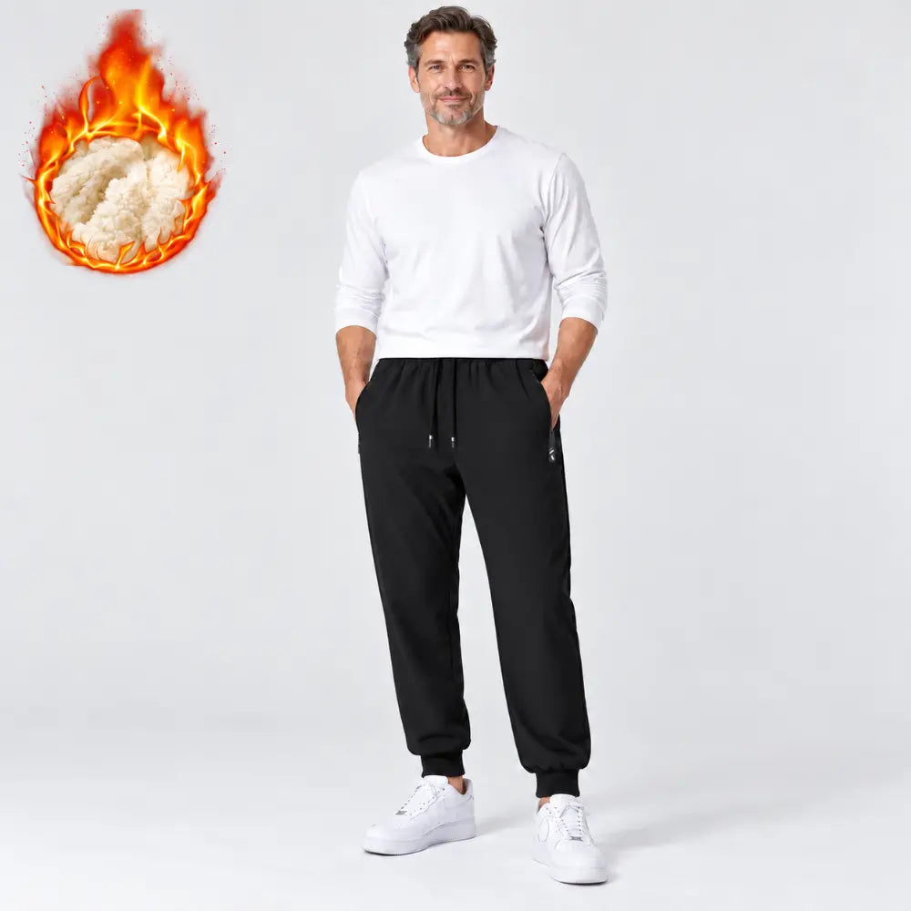 ✨Férfi vastag polárbélésű vízálló téli nadrág👖