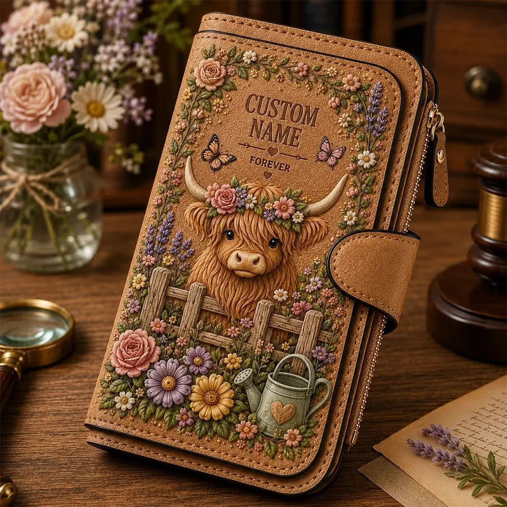 💰💰Personalizovaná peňaženka s motívom záhrady